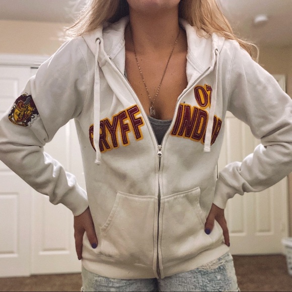gryffindor zip up hoodie